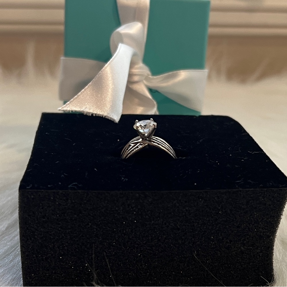 3kt Moissanite ring